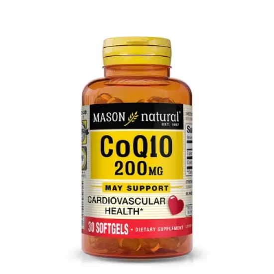 Mason Natural CoQ10 200mg Softgels - 30ct image {5}