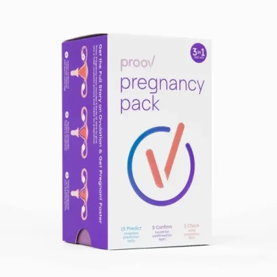 Proov Pregnancy + Ovulation 3-in-1 Test Kit image {1}