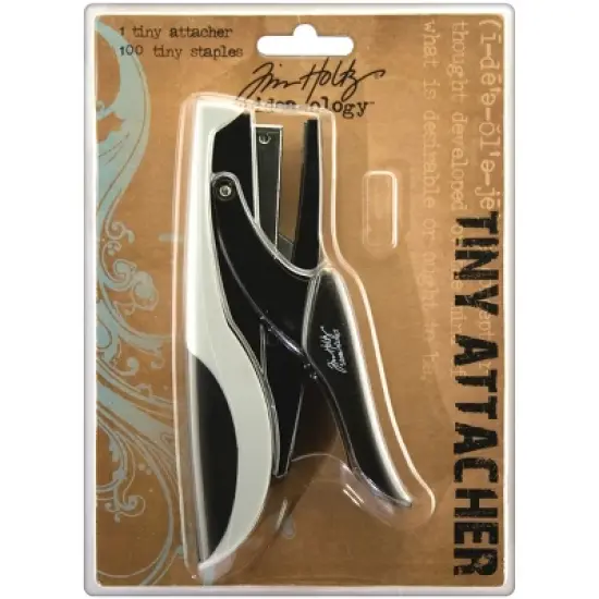 Idea-Ology Tiny Attacher Stapler - 0.25" Staples-100/Pkg image {2}