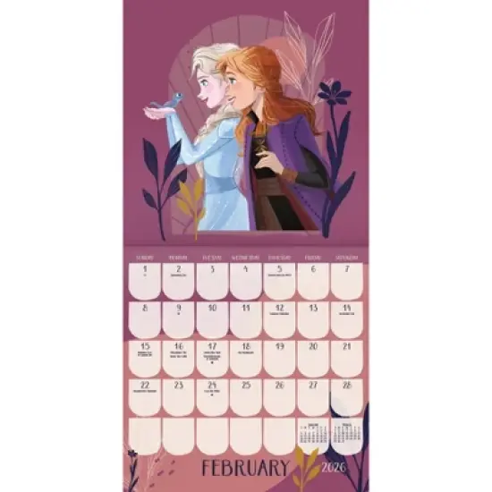 Disney 2026 Frozen 12"x12" Wall Calendar image {2}