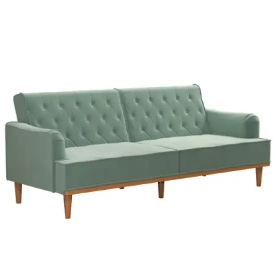 Stella Vintage Convertible Sofa Bed Futon - Mr. Kate image {10}