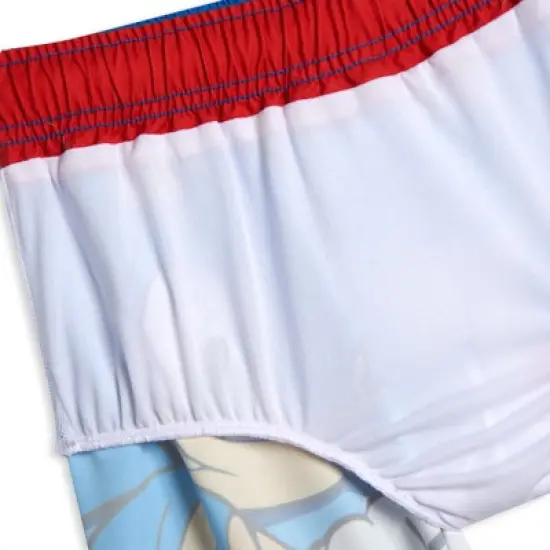 SEGA Sonic the Hedgehog Knuckles Tails Swim Trunks Bathing Suit Toddler  image {6}