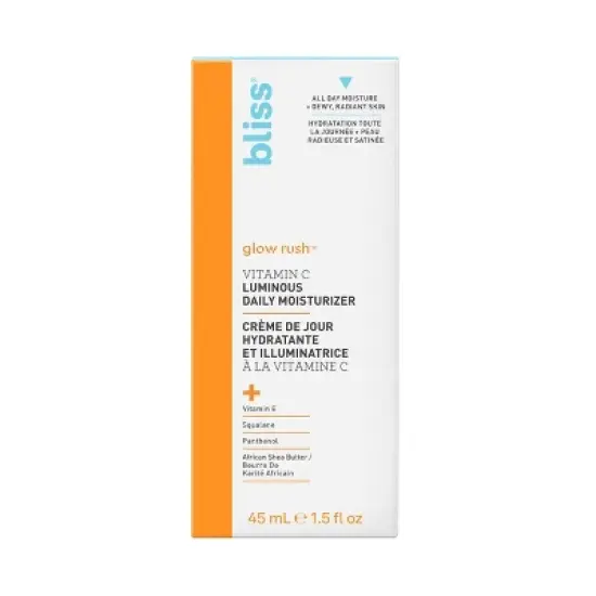 bliss Glow Rush Luminous Daily Moisturizer with Vitamin C - 1.5oz image {3}