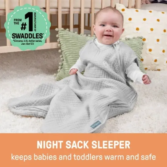 SwaddleMe by Ingenuity Night Sack Sleeper Swaddle Wrap - 3-18 Months image {1}