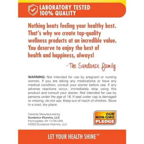 Sundance Vitamins Saw Palmetto 1200 Mg 100 Capsules image {3}