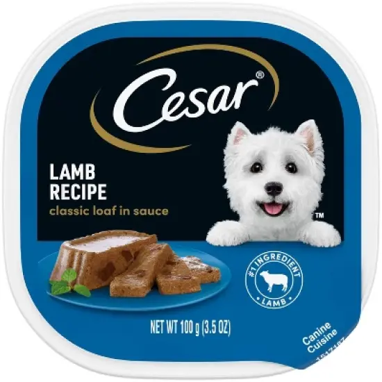 Cesar Classic Loaf in Sauce Lamb and Gravy Flavor Small Breed Wet Dog Food - 3.5oz image {9}