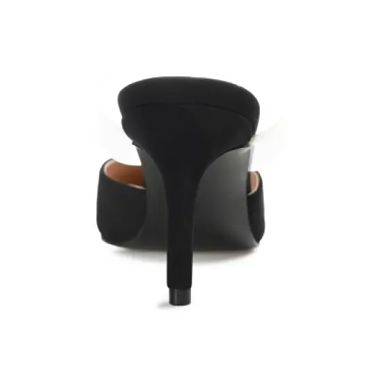Journee Collection Womens Ollie Mules Low Stiletto Pointed Toe Pumps image {2}