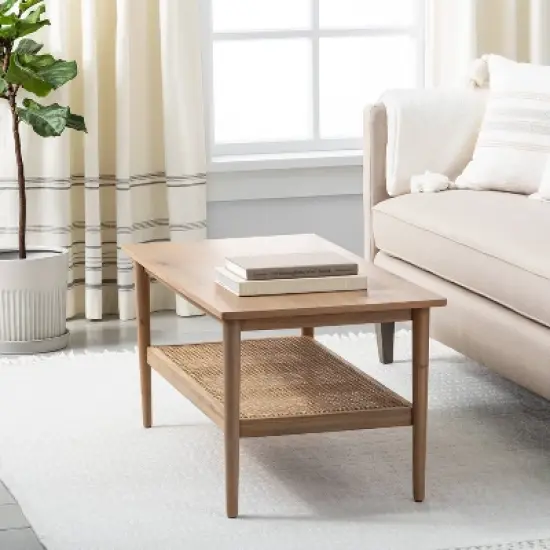 Wood & Cane Coffee Table - Hearth & Hand&trade; with Magnolia image {3}