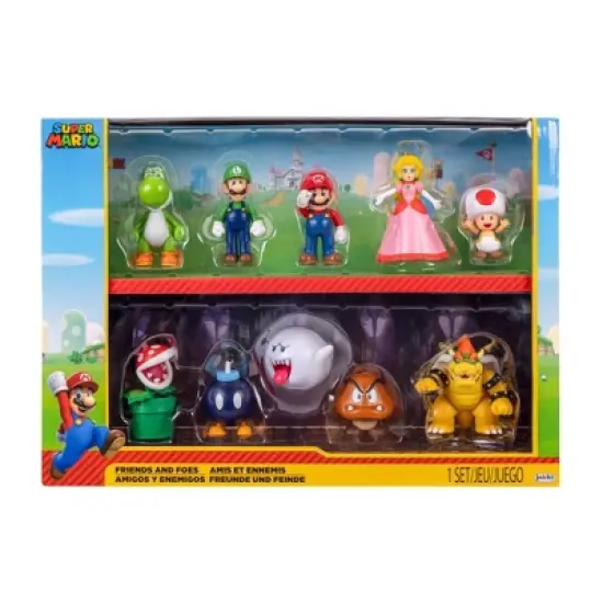 Nintendo Super Mario Friends & Foes 2.5" Mini Figures 10pk image {1}