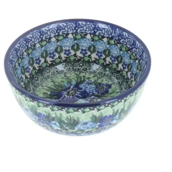 Blue Rose Polish Pottery 17 Ceramika Dessert Bowl image {11}