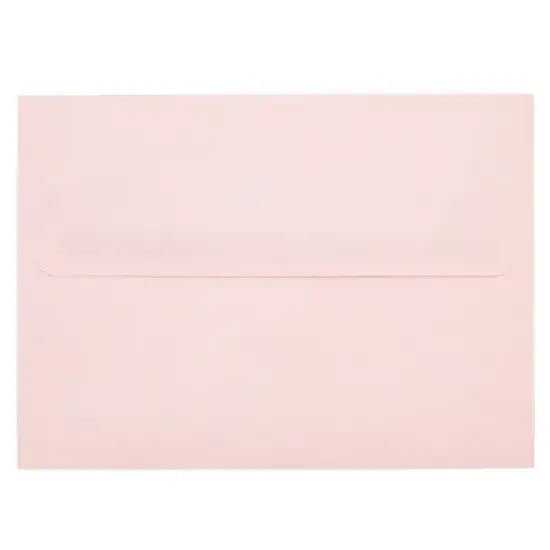 Best Paper Greetings 50 Pack Pink A7 Envelopes, 5x7 Size for Mailing Wedding Invitations, Greeting Cards, Rose Gold Foil Lining, Peel & Stick Seal image {6}