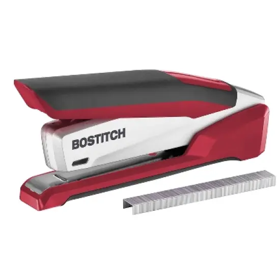 Paperpro-Bostitch inPOWER+ 28 Premium Desktop Stapler 28-Sheet Capacity Red/Silver 1117 image {2}