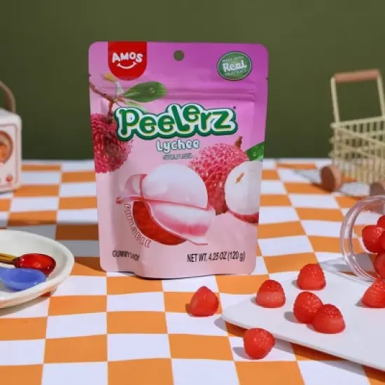 AMOS Peelerz Gummy Lychee Candy - 4.25oz image {6}