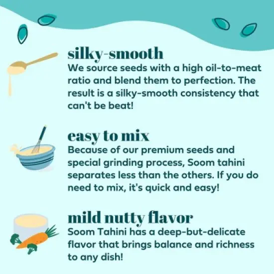 Soom Premium Tahini - 11oz image {7}