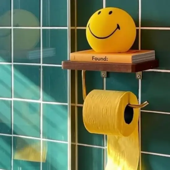 3-Ply 140-Sheet Yellow Toilet Paper Bright Decorative Bulk Sandalwood-Scented Rolls image {5}