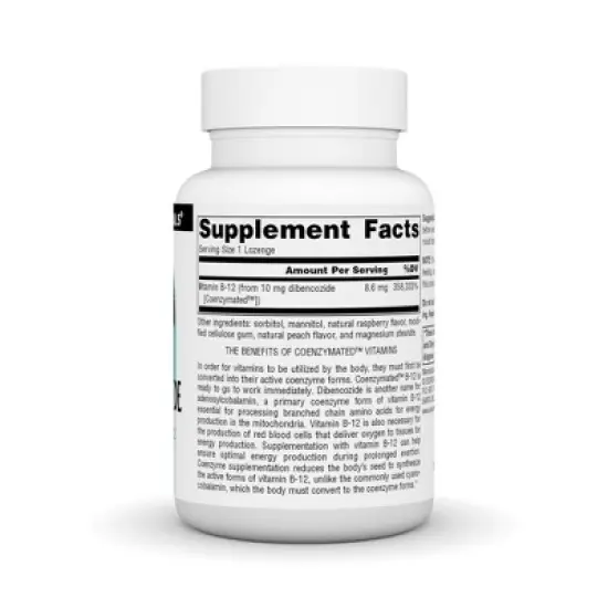 Dibencozide 10,000mcg by Source Naturals, Inc.  -  120 BioLingual Lozenge image {1}