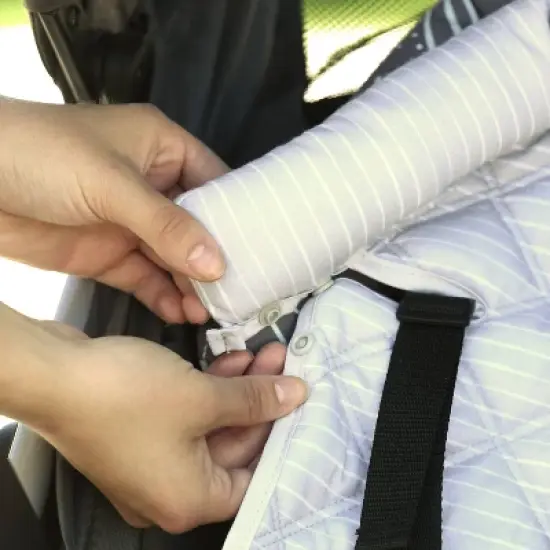 Go by Goldbug Space Duo Head Support And Strap Cover Set For Car Seat, Stroller, Bouncer image {5}