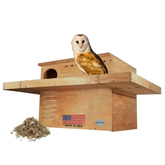 JCs Wildlife 3 Sided Platform Barn Owl Nesting Box image {10}