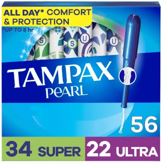 Tampax Pearl Duo Pack Super/Ultra Tampons - 56ct image {14}