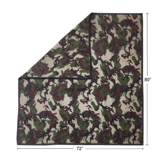 UBMOVE Pack of 2 Camouflage Moving Blankets 65lbs/doz image {3}