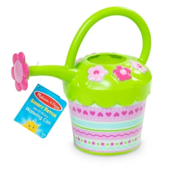 Melissa & Doug Sunny Patch Pretty Petals Flower Watering Can - Pretend Play Toy image {2}