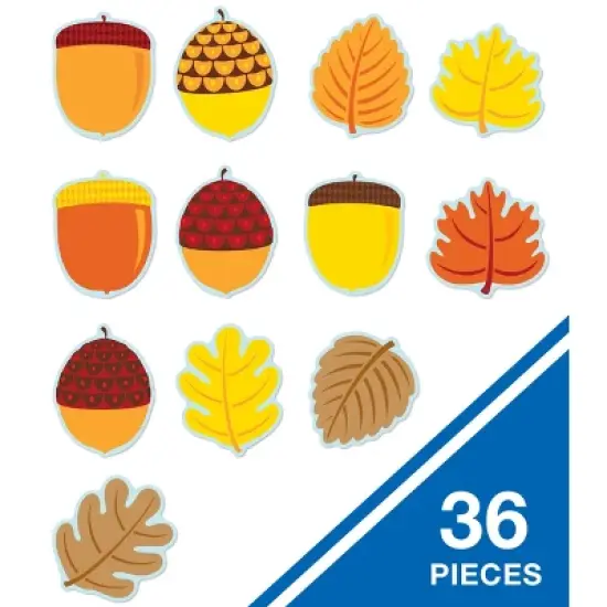 Carson Dellosa Education Leaves & Acorns Cutouts (36 cut-outs) image {1}