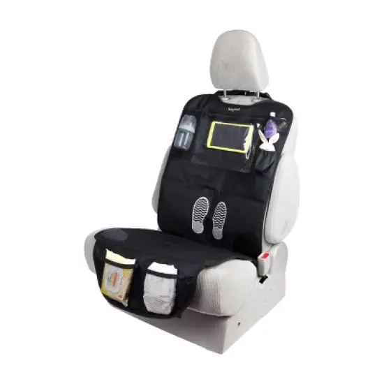 Lulyboo Auto Seat Protector and Car Seat Organizer - Black image {2}