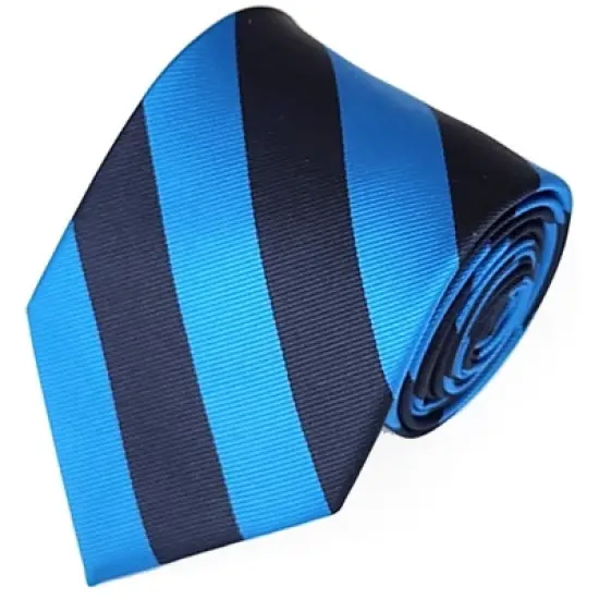 Men's 3.25 W And 58 L Inch With 0.75 Inch Stripe Width College Stripe Twill Polyester Necktie image {4}