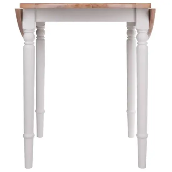 3pc Sorella Dining Table Set Natural/White - Winsome image {4}