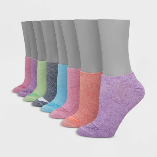 Hanes Premium Women's Cool Comfort Lightweight 6+2 Bonus Pack No Show Socks - 5-9 image {2}