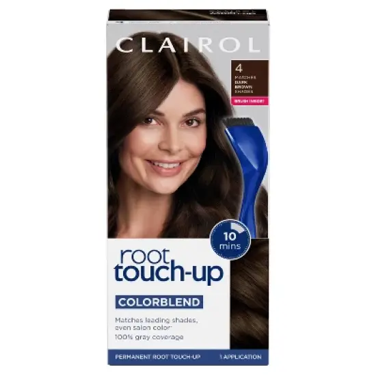 Clairol Root Touch-Up Permanent Hair Color - Brown image {9}