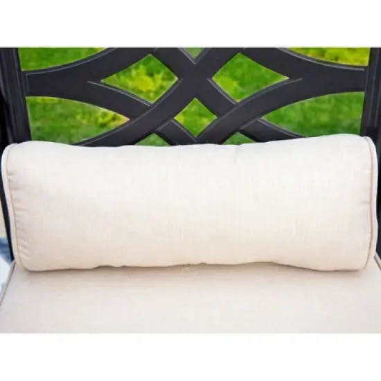 5pc Outdoor Set with Swivel Stools with Cushions & Metal Table - Captiva Designs image {5}