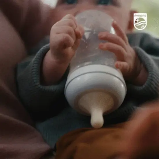 Philips Avent 3pk Natural Baby Bottle with Natural Response Nipple - Blue - 4oz image {12}