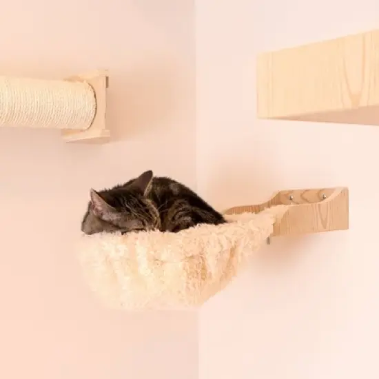 Armarkat Real Wood Wall Series Cat Tree with Condo, Perch, and Soft Perch image {2}