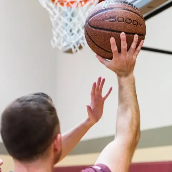 Franklin Sports Women's 5000 28.5" Basketball with Air Pump - Tan image {4}