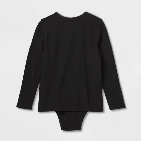 Kids' Adaptive Long Sleeve Bodysuit with Abdominal Access - Cat & Jack&trade; image {1}