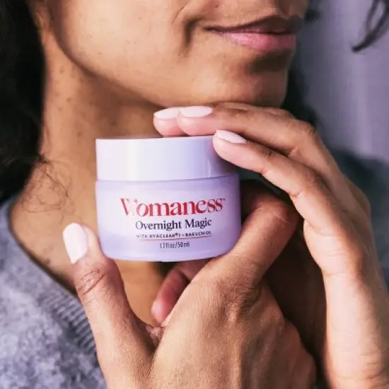 Womaness Overnight Magic Night Repair Cream Menopause Skincare - 1.7oz image {7}