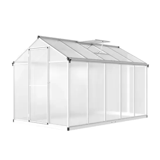 Walk-in Greenhouse Doors and Roof Windows Vent, Large Sun House for Garden Backyard Plant Garden Hot House image {6}