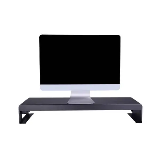 Double Articulated Dual Monitor Desk Mount with Power Black - Rocelco image {5}