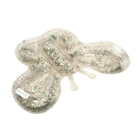 Sunnylife Kids Lie-On Float - Butterfly Glitter, Inflatable Pool Ride-On image {4}