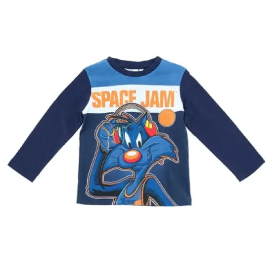 Textiel Trade Boy's Space Jam Long Pajama Set image {1}