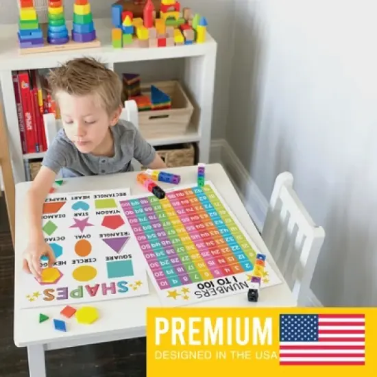 Hadley Designs Educational Laminated Posters for Kids (Set of 16) - Classroom & Room Decor image {4}