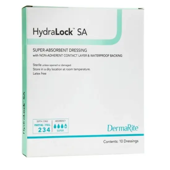 HydraLock SA Super Absorbent Dressing Sterile image {1}