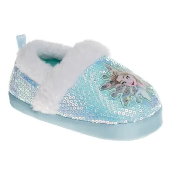 Disney Frozen "Happy Sisters" Toddler Girls' Dual Sizes Slippers image {1}