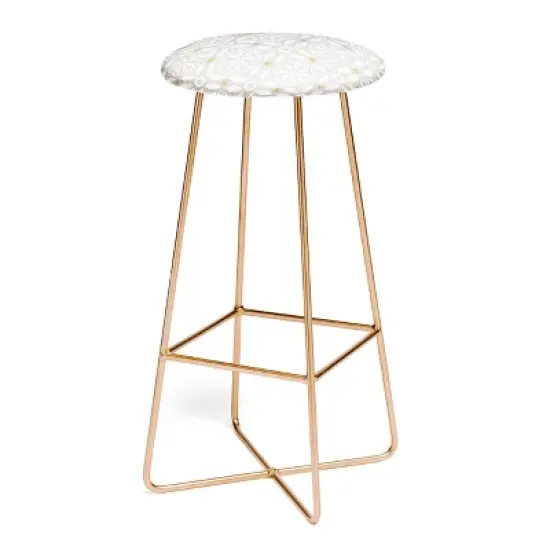 Iveta Abolina Floral Tile Barstool - Deny Designs image {3}