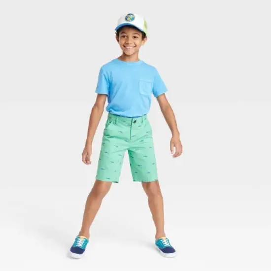 Boys' Flat Front 'At The Knee' Chino Shorts - Cat & Jack&trade; image {2}