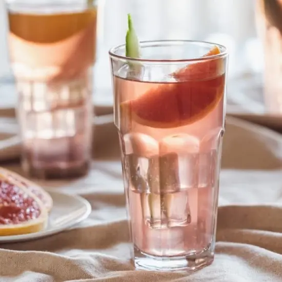 Libbey Gibraltar Tumbler Glasses, 16 ounce, Set of 12 image {2}