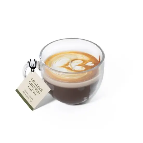 2 Wicks Latte Candle Praline Crunch - Bullseye's Playground&trade; image {1}