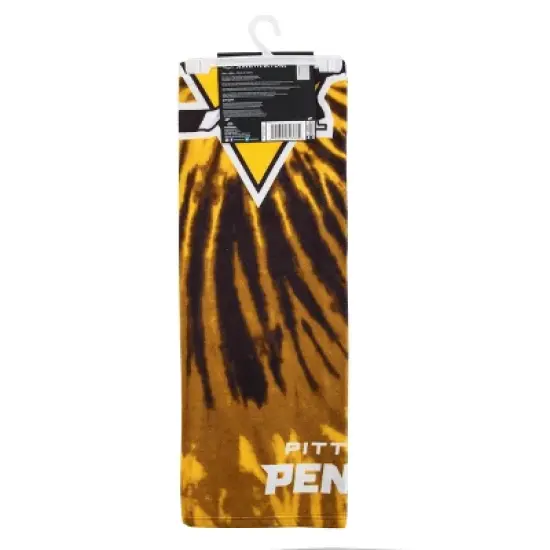 NHL Pittsburgh Penguins Pyschedelic Beach Towel image {4}