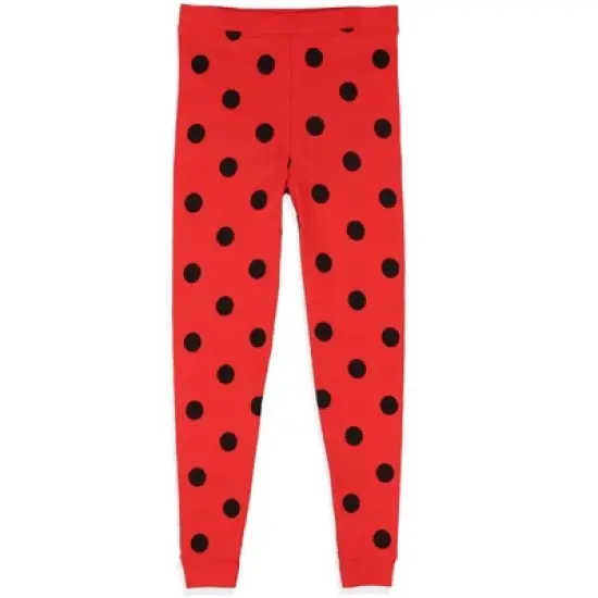Miraculous: Tales of Ladybug & Cat Noir Girls' Tight Fit Sleep Pajama Set Red image {3}
